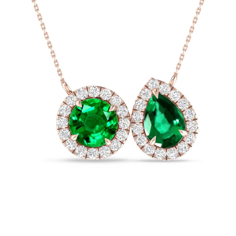 Rose Gold - Emerald
