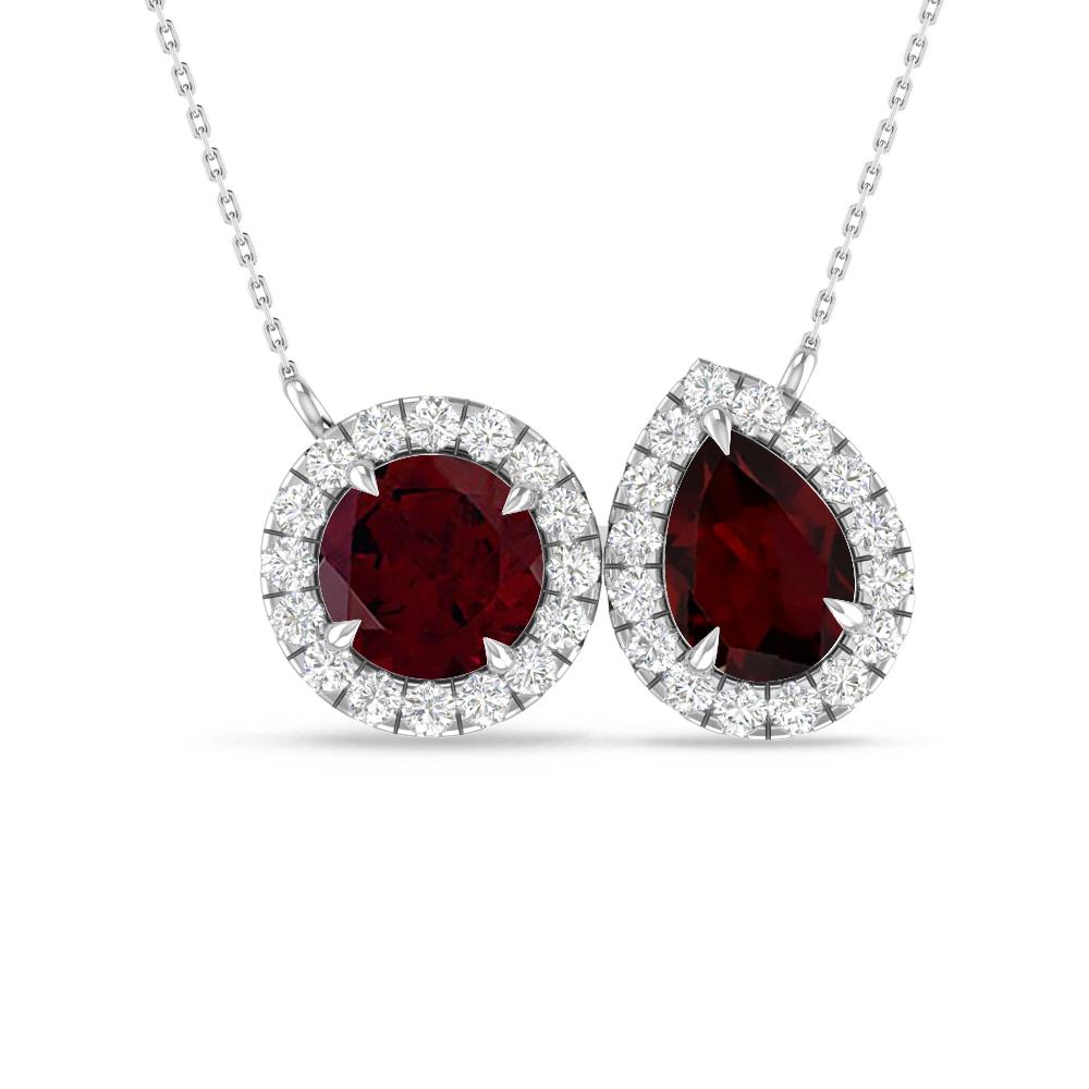 White Gold - Garnet