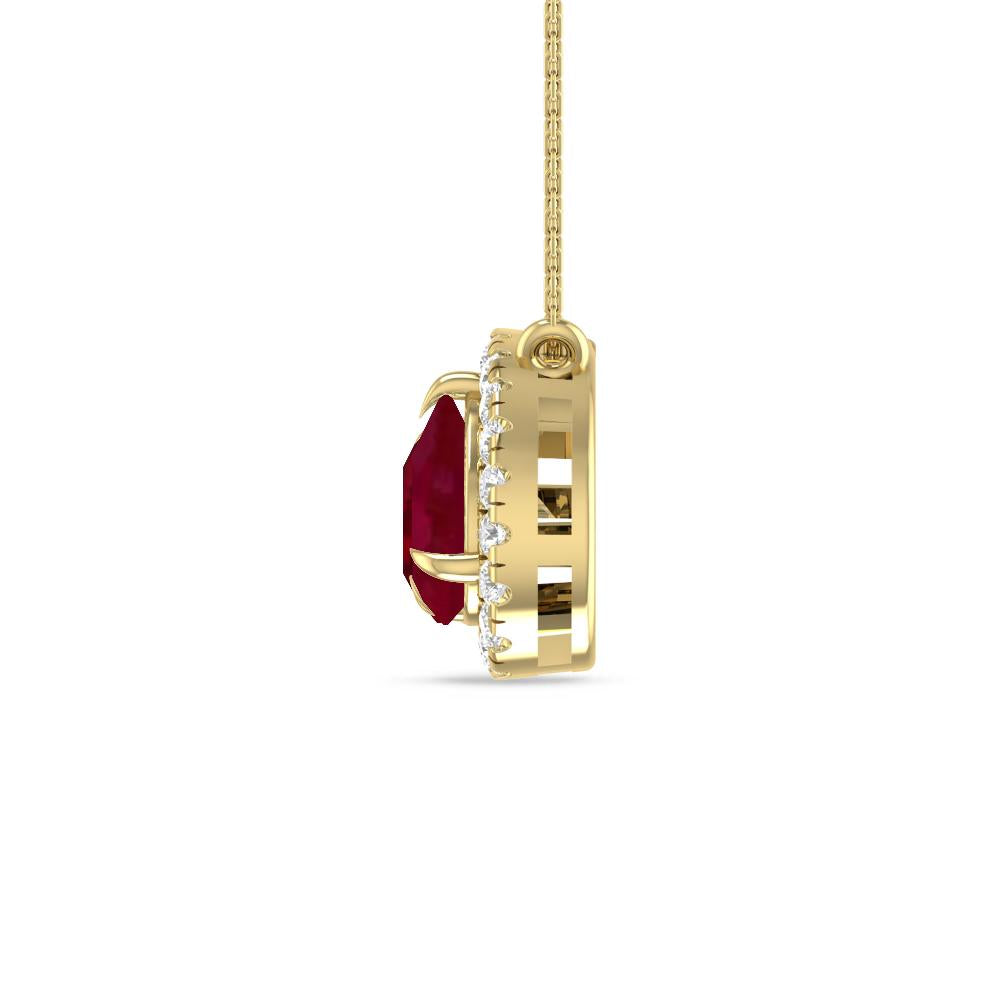 Yellow Gold - Garnet