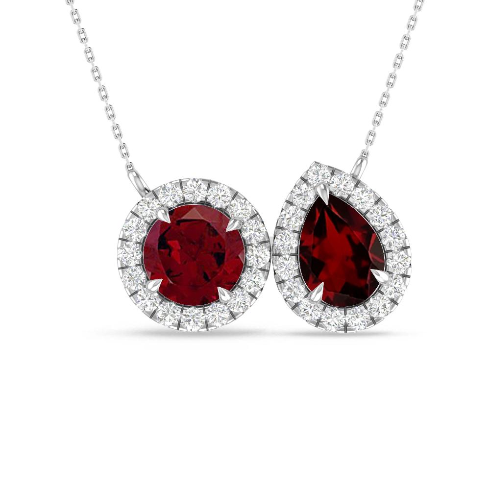 White Gold - Garnet