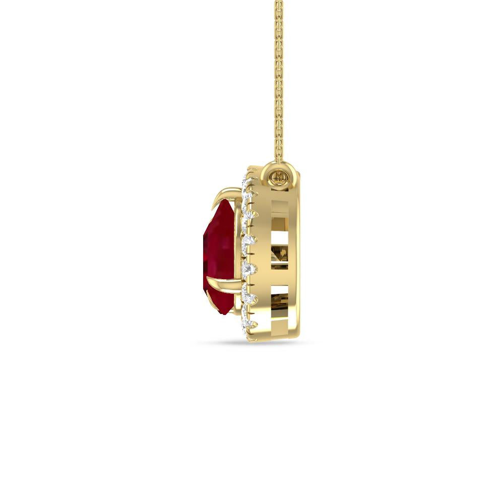 Yellow Gold - Garnet