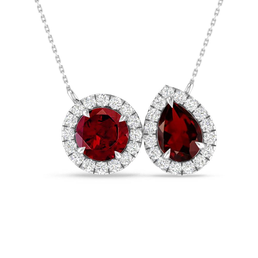 White Gold - Garnet