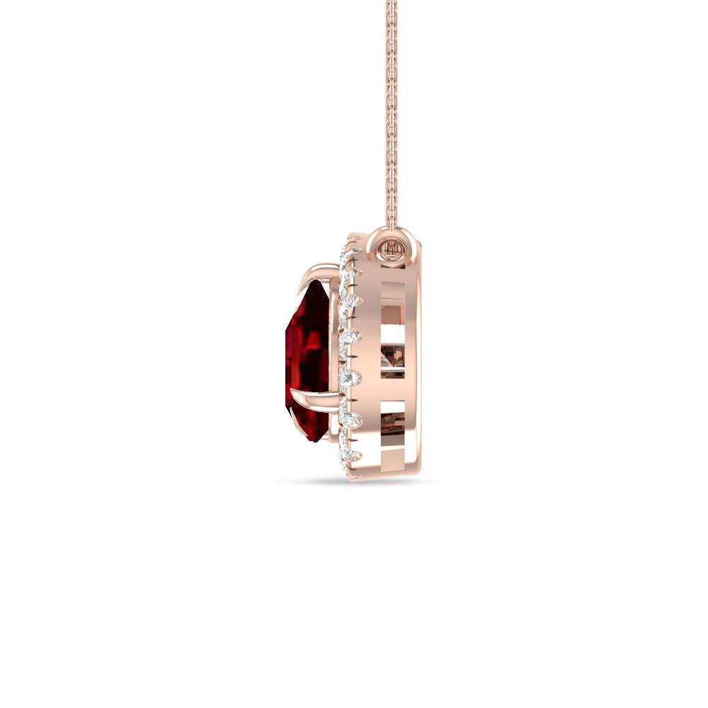 Rose Gold - Garnet