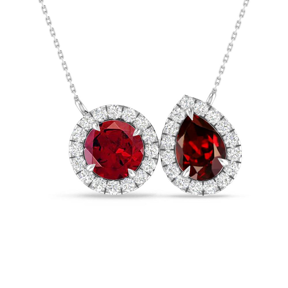 White Gold - Garnet