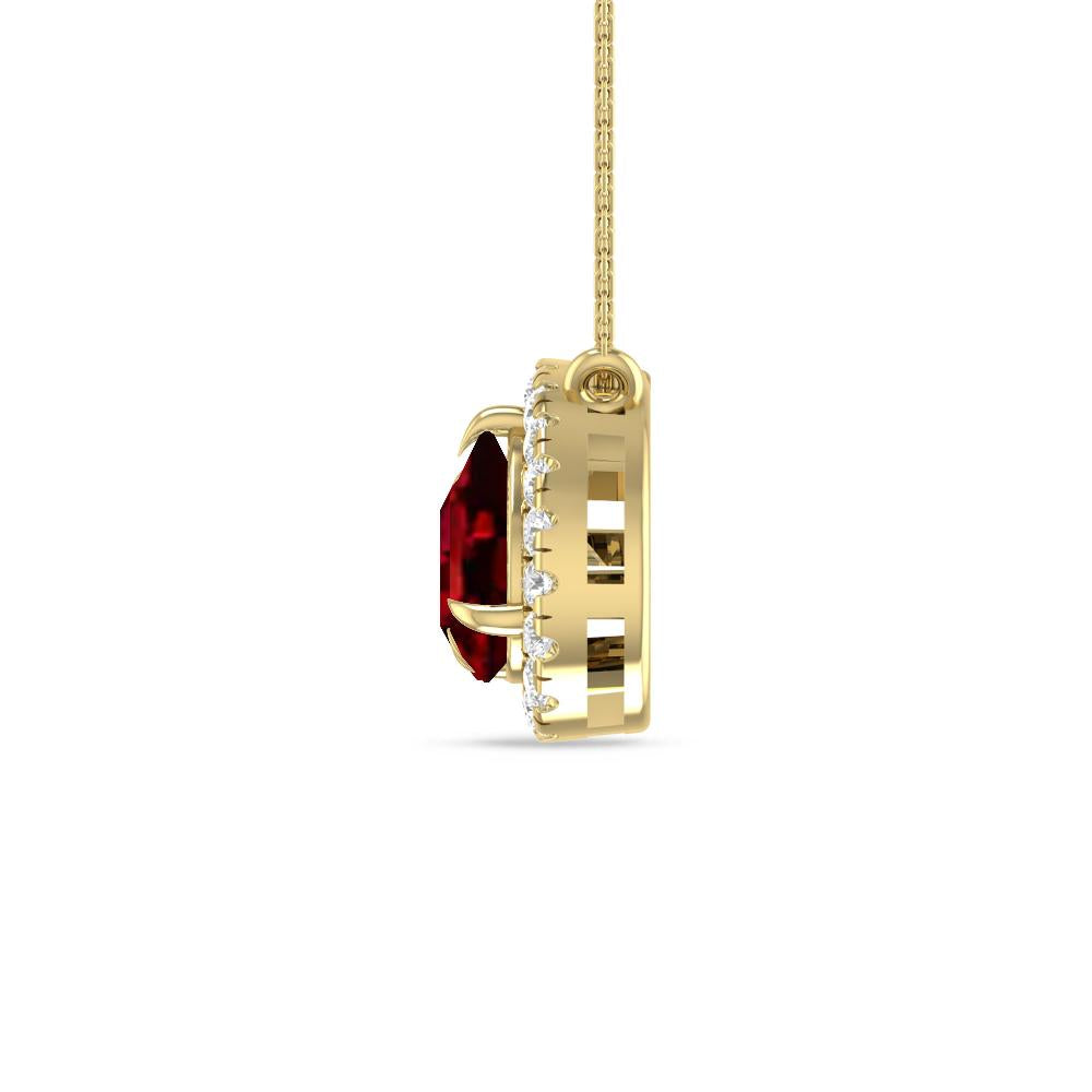 Yellow Gold - Garnet