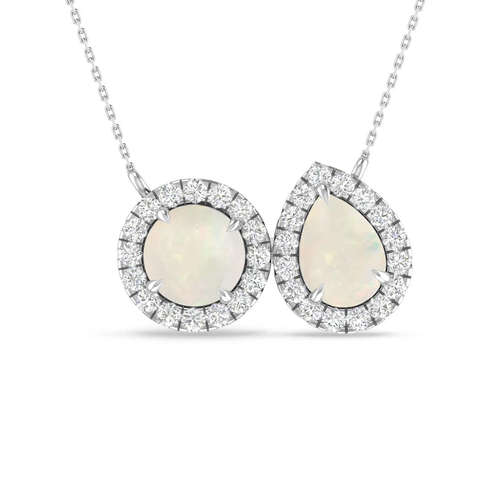White Gold - Opal