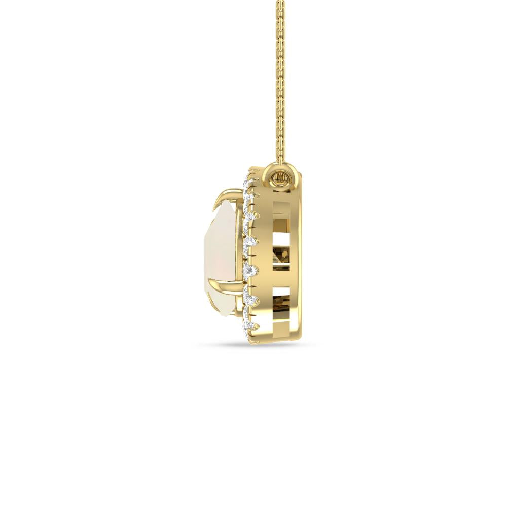 Yellow Gold - Opal