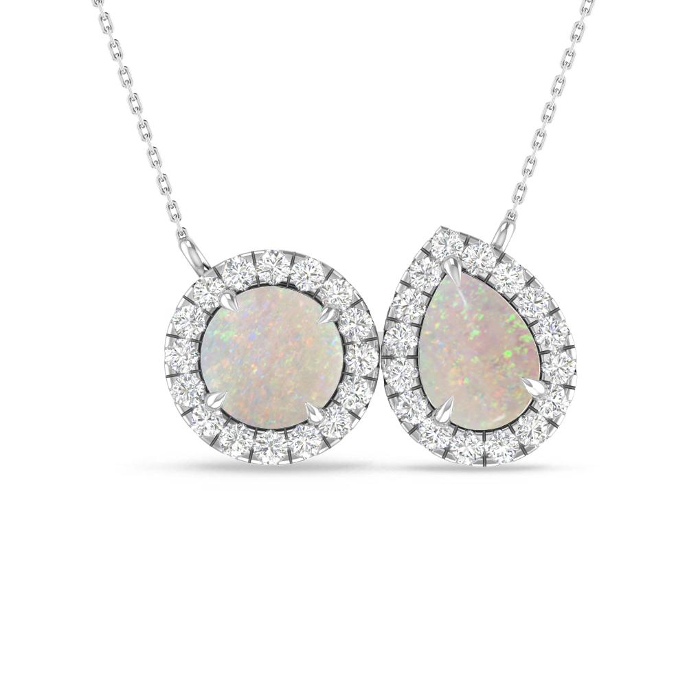 White Gold - Opal