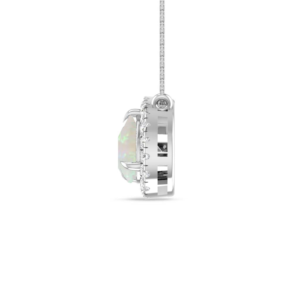 White Gold - Opal
