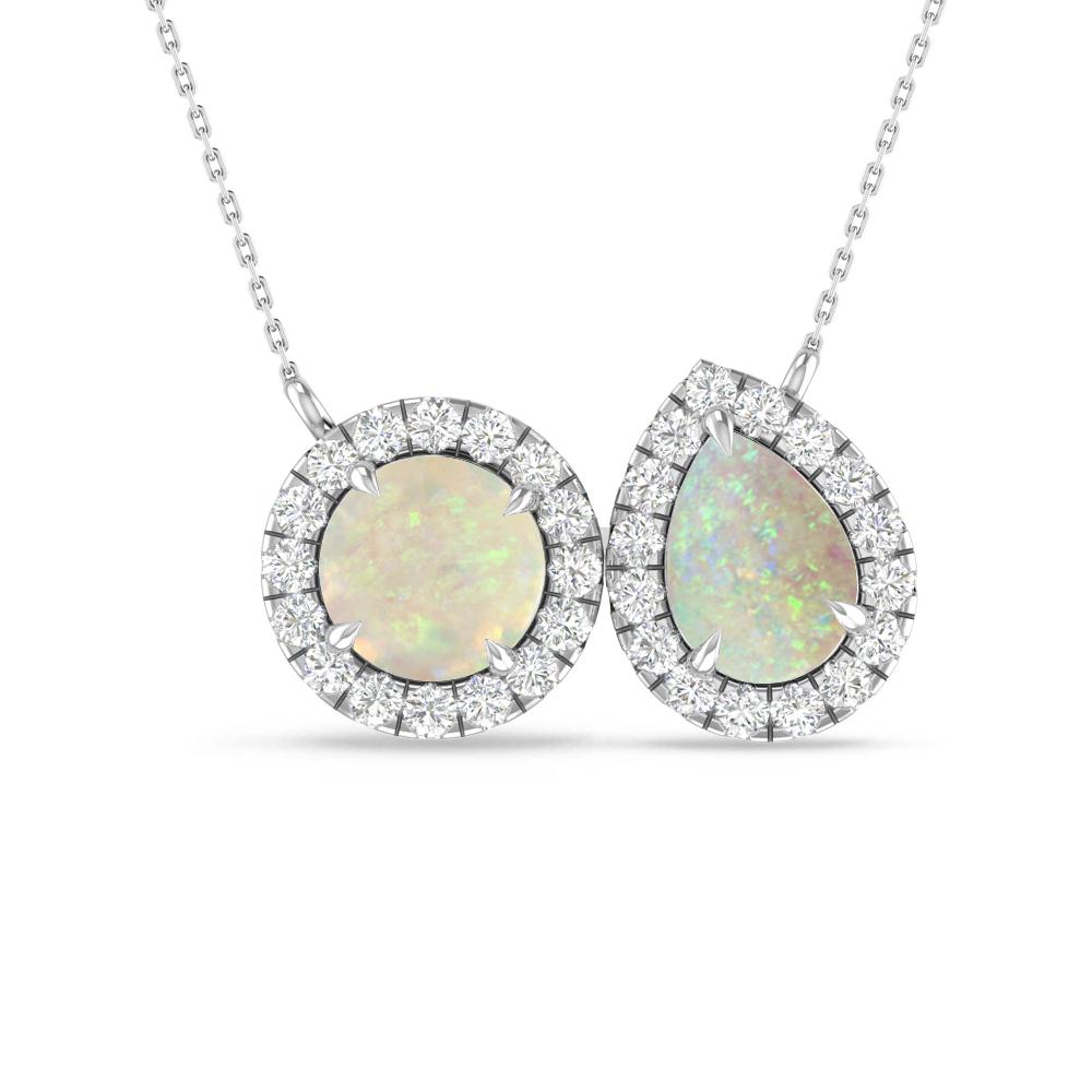 White Gold - Opal