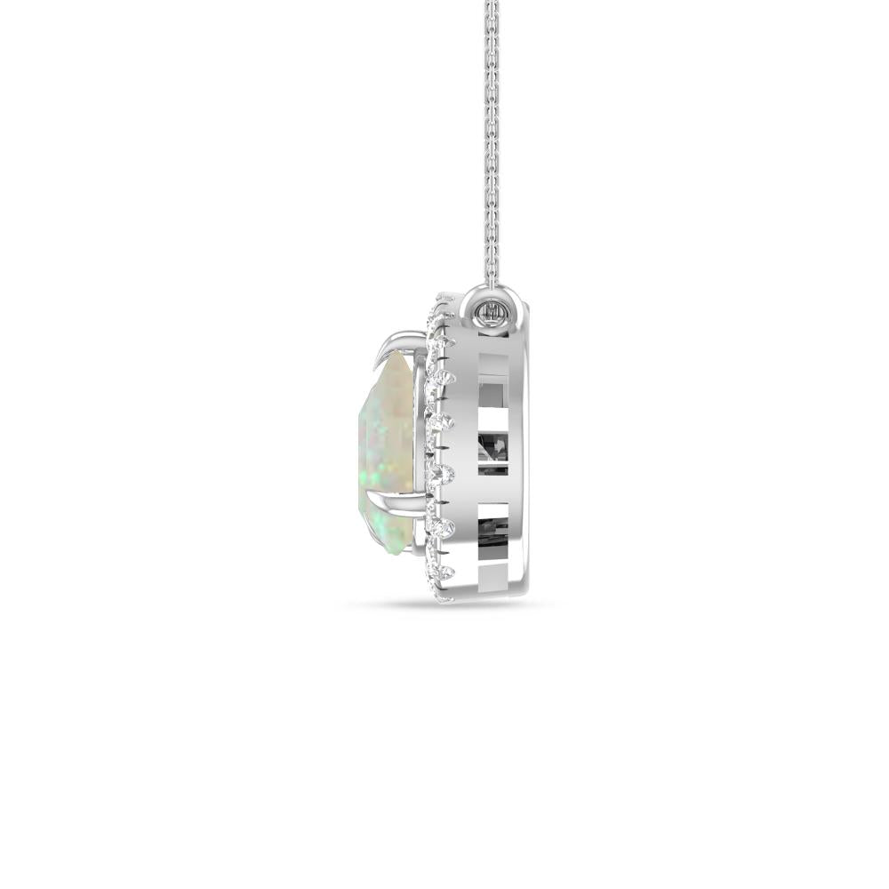 White Gold - Opal