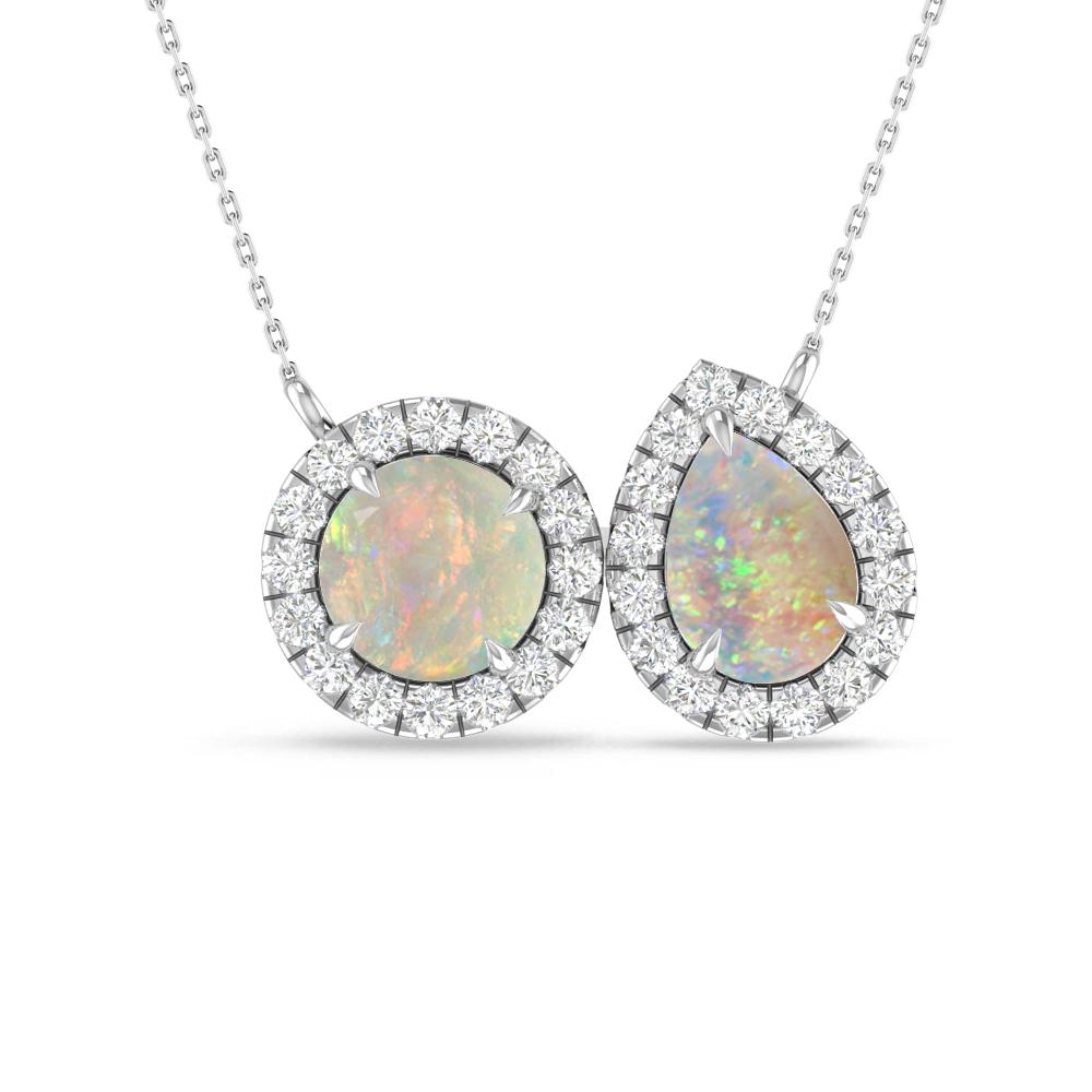 White Gold - Opal