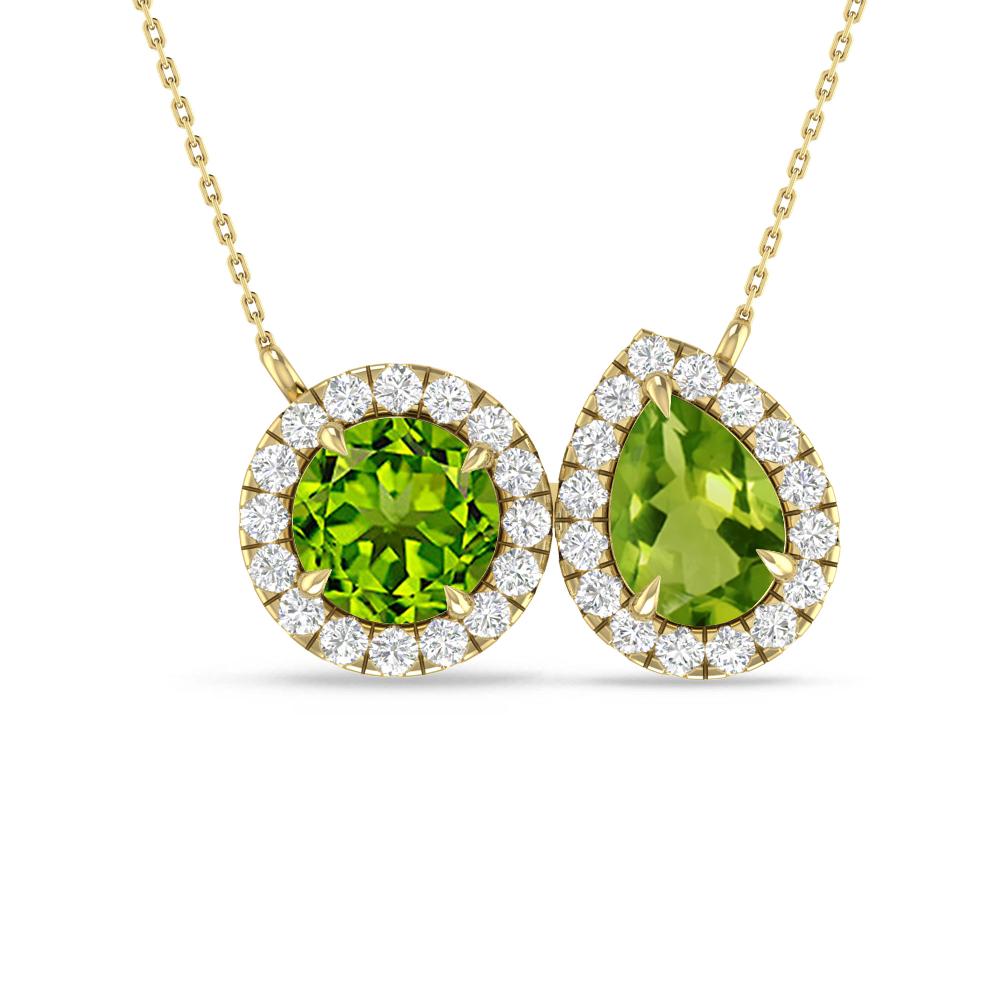 Yellow Gold - Peridot