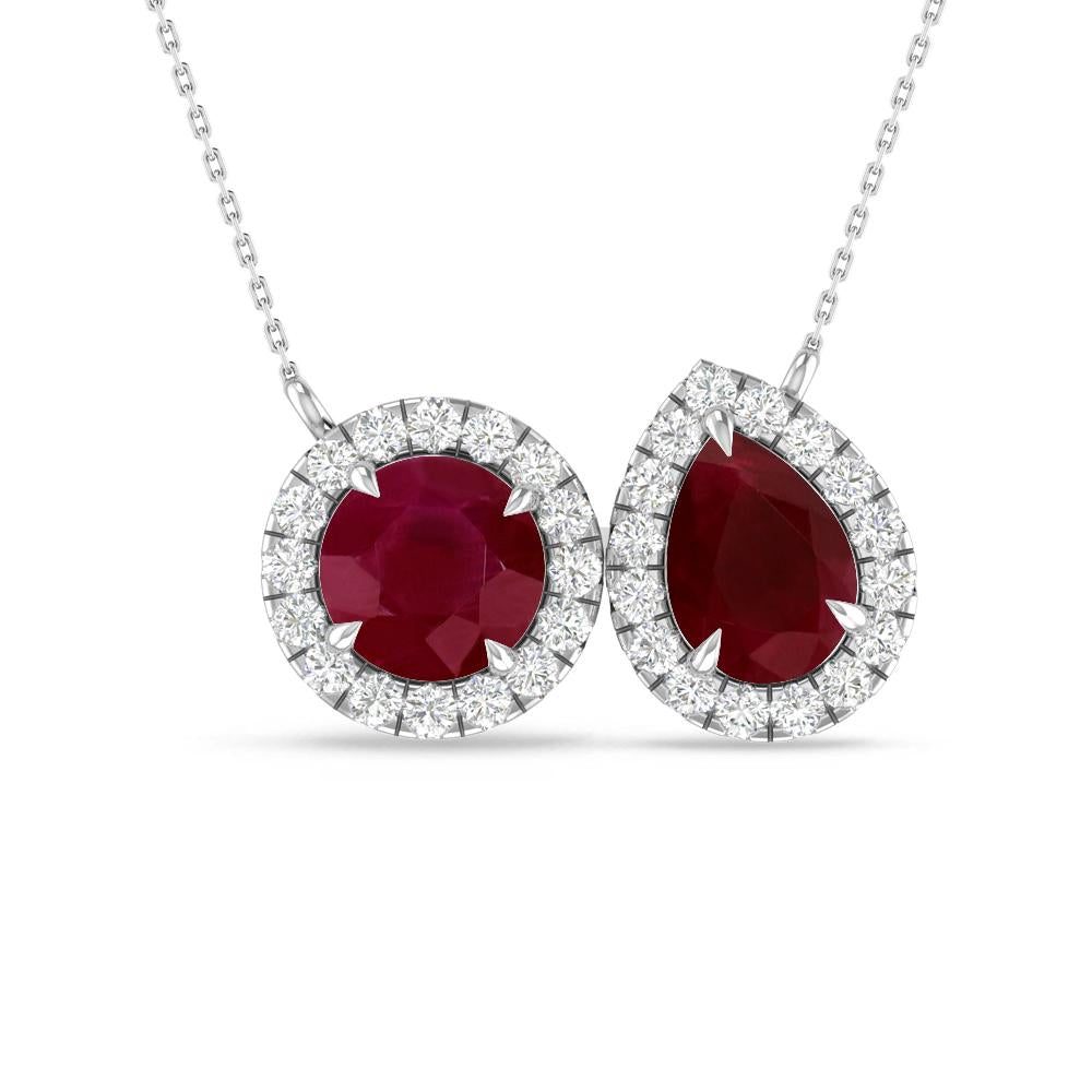 White Gold - Ruby