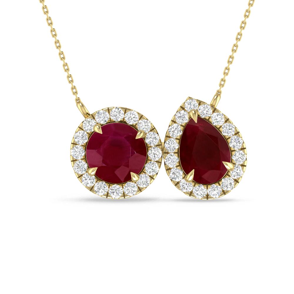 Yellow Gold - Ruby