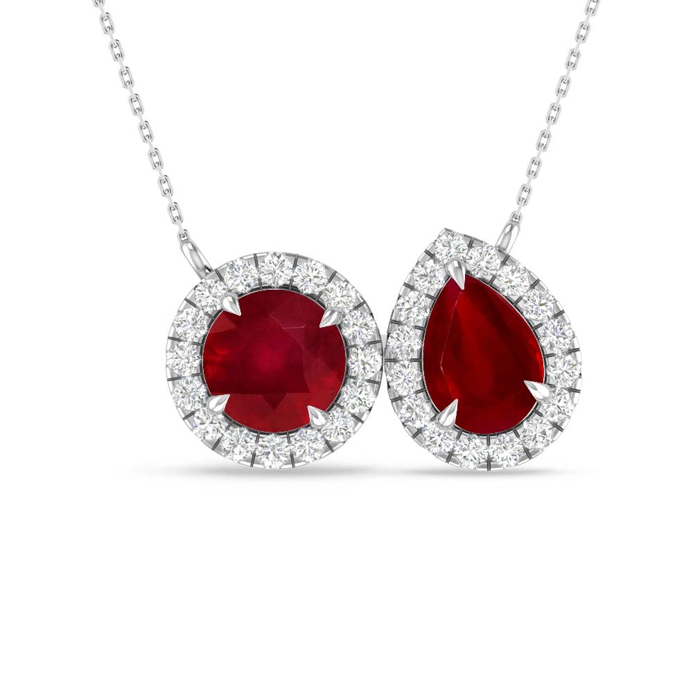 White Gold - Ruby