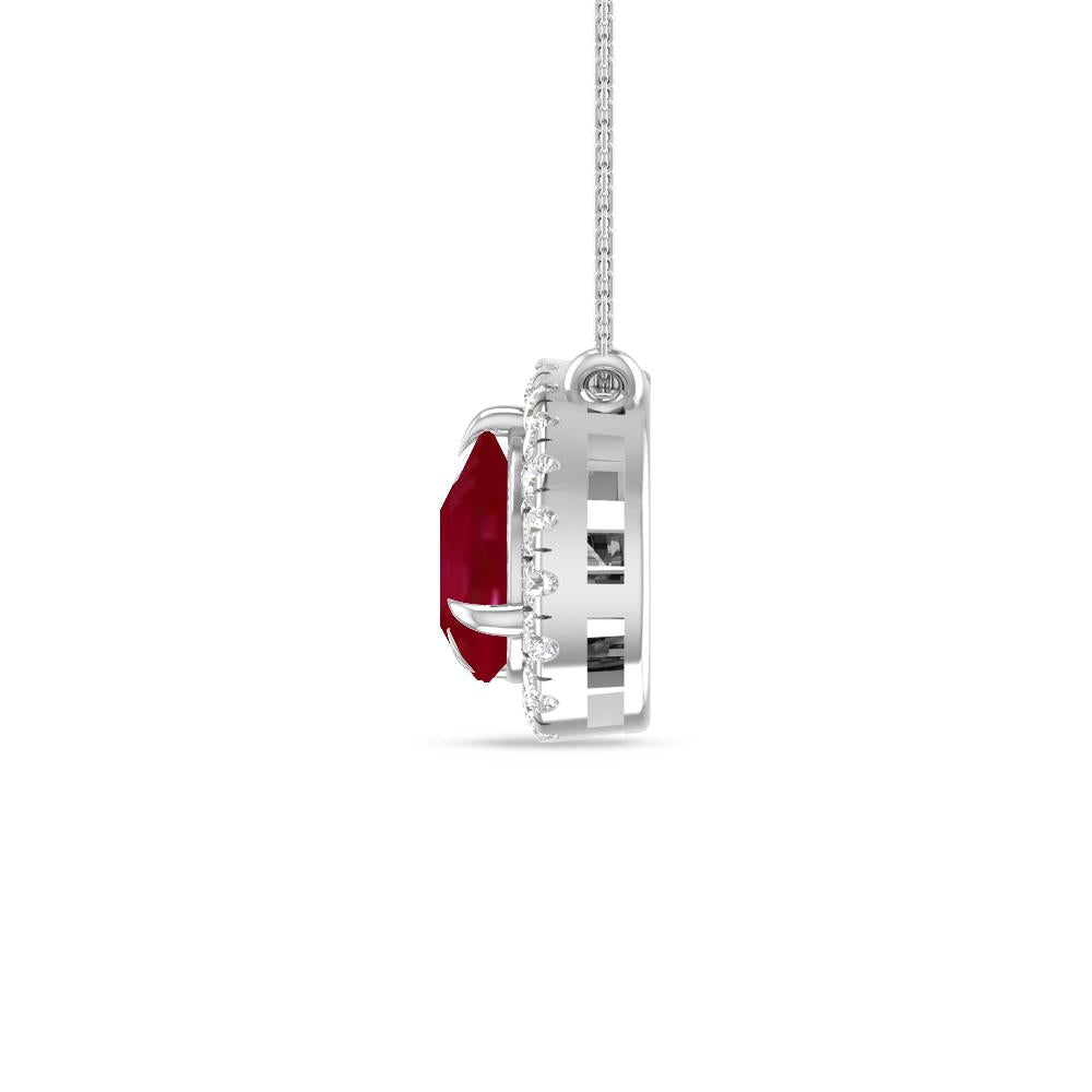 White Gold - Ruby