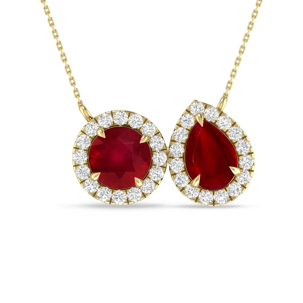 Yellow Gold - Ruby