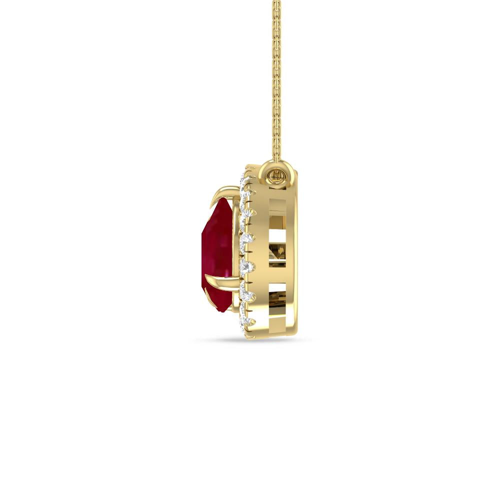 Yellow Gold - Ruby