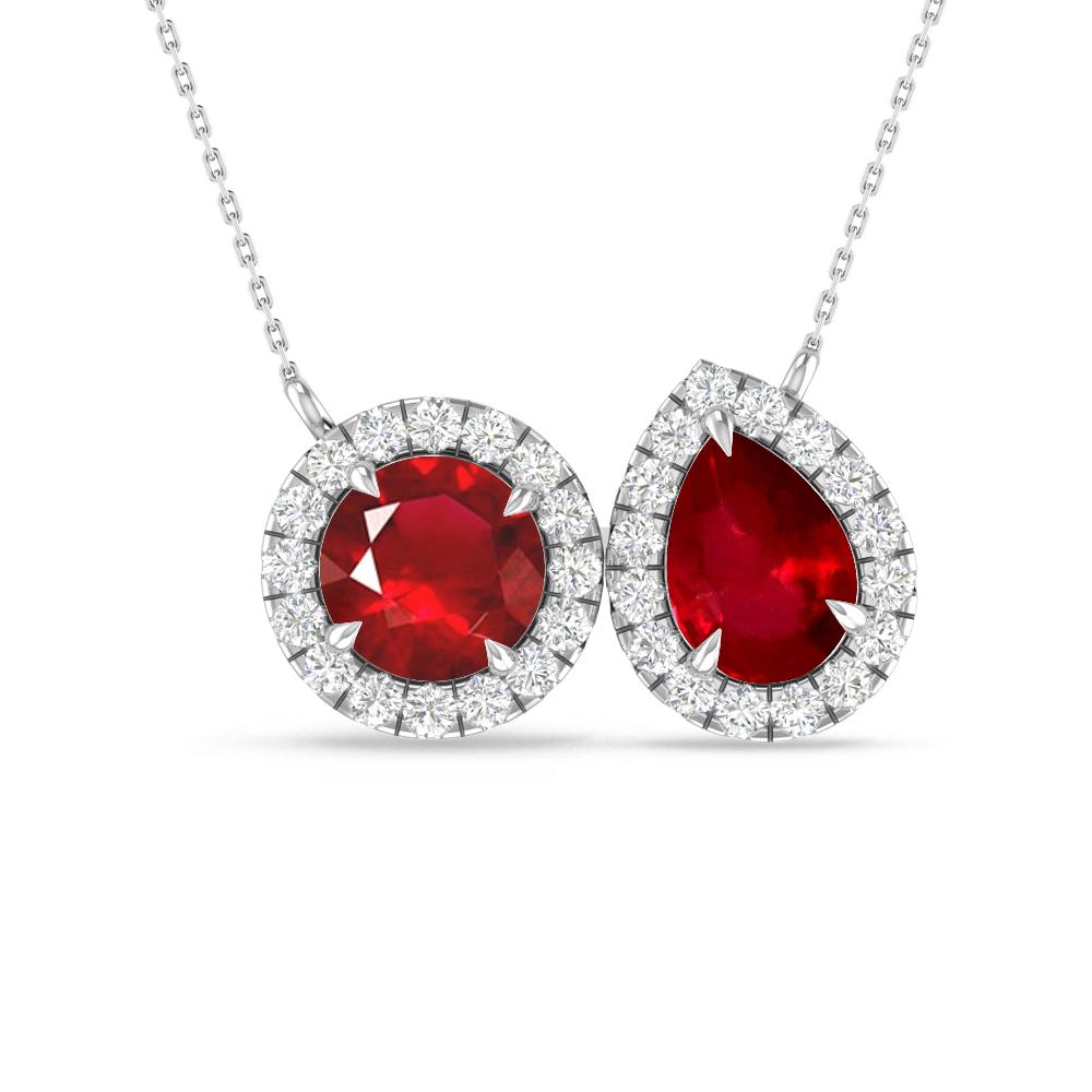 White Gold - Ruby