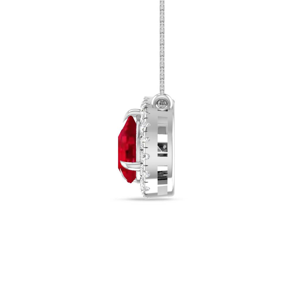 White Gold - Ruby