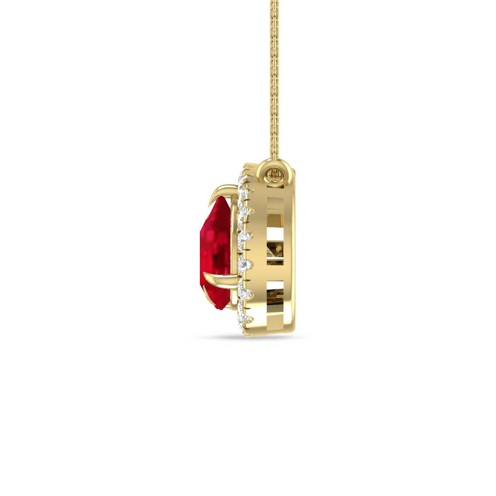 Yellow Gold - Ruby
