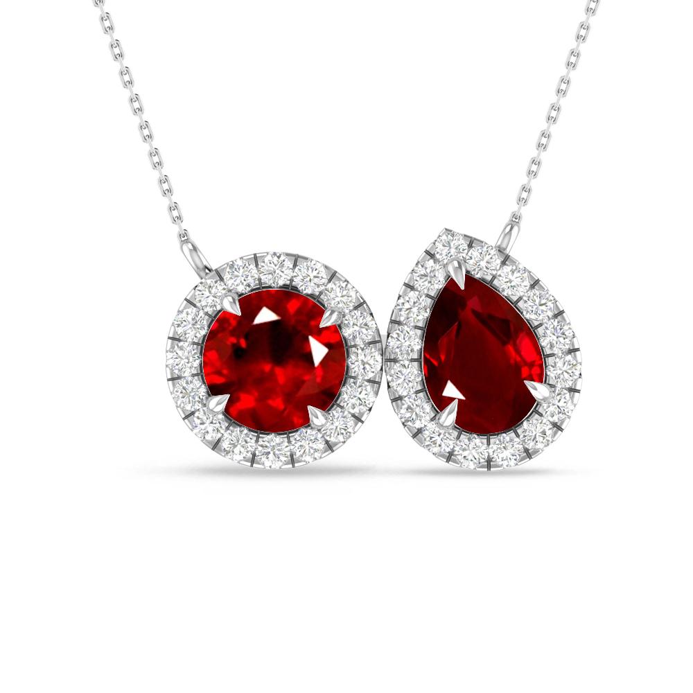White Gold - Ruby