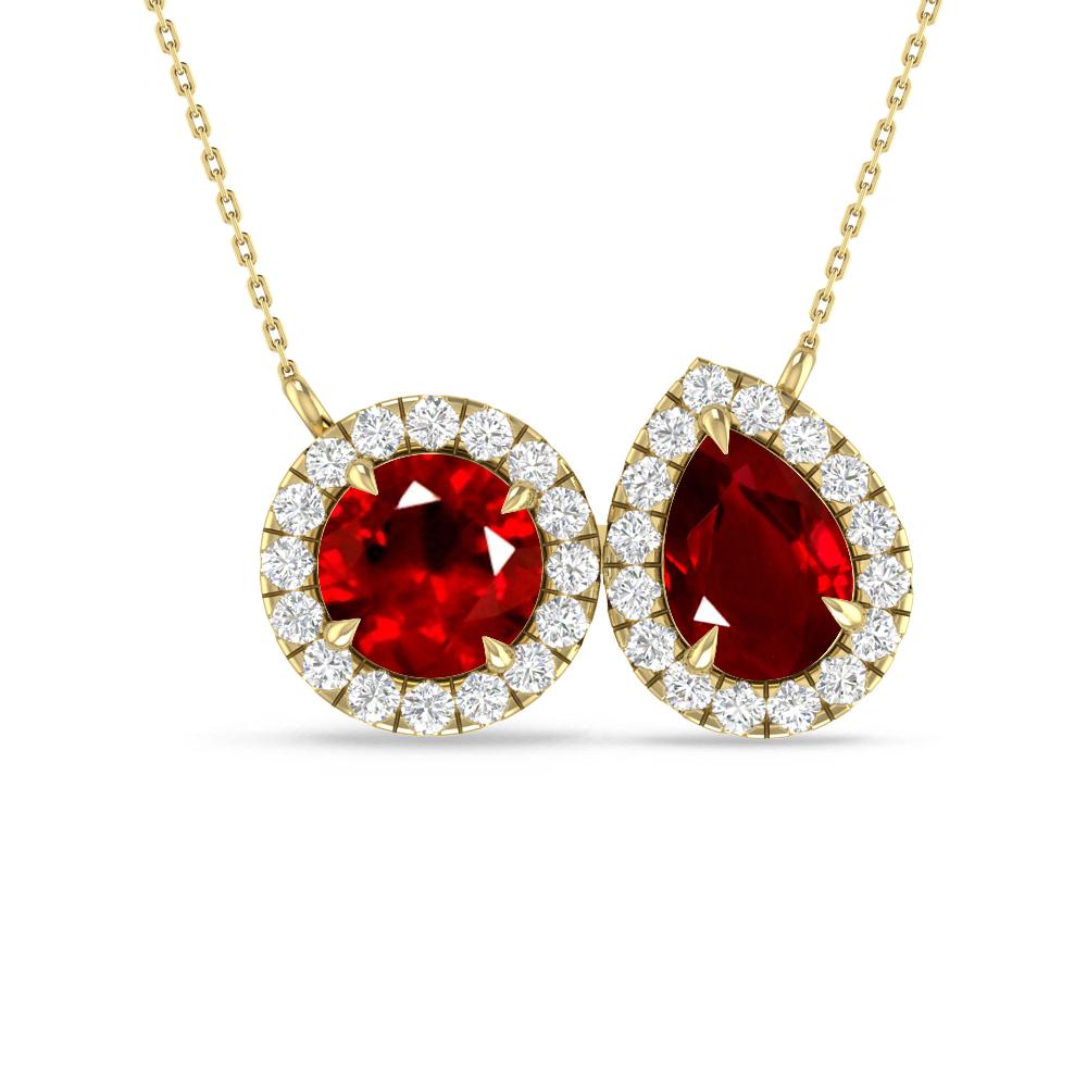 Yellow Gold - Ruby