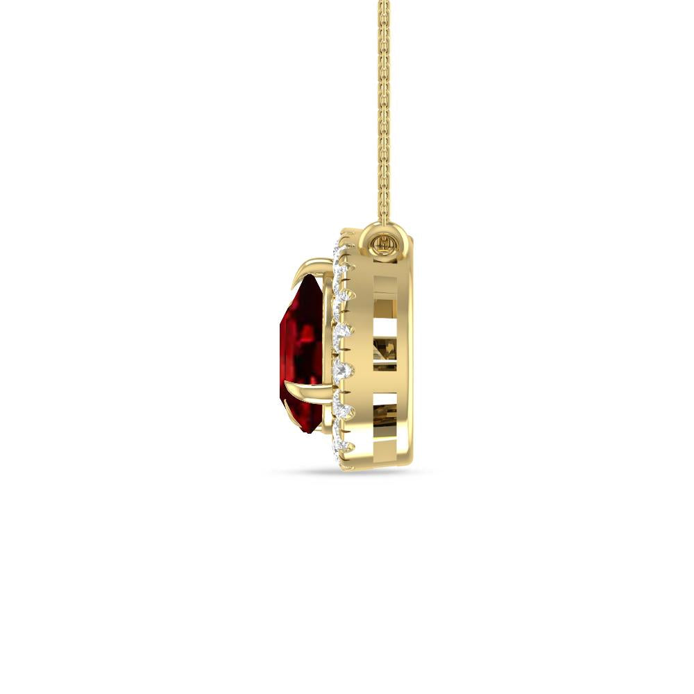 Yellow Gold - Ruby