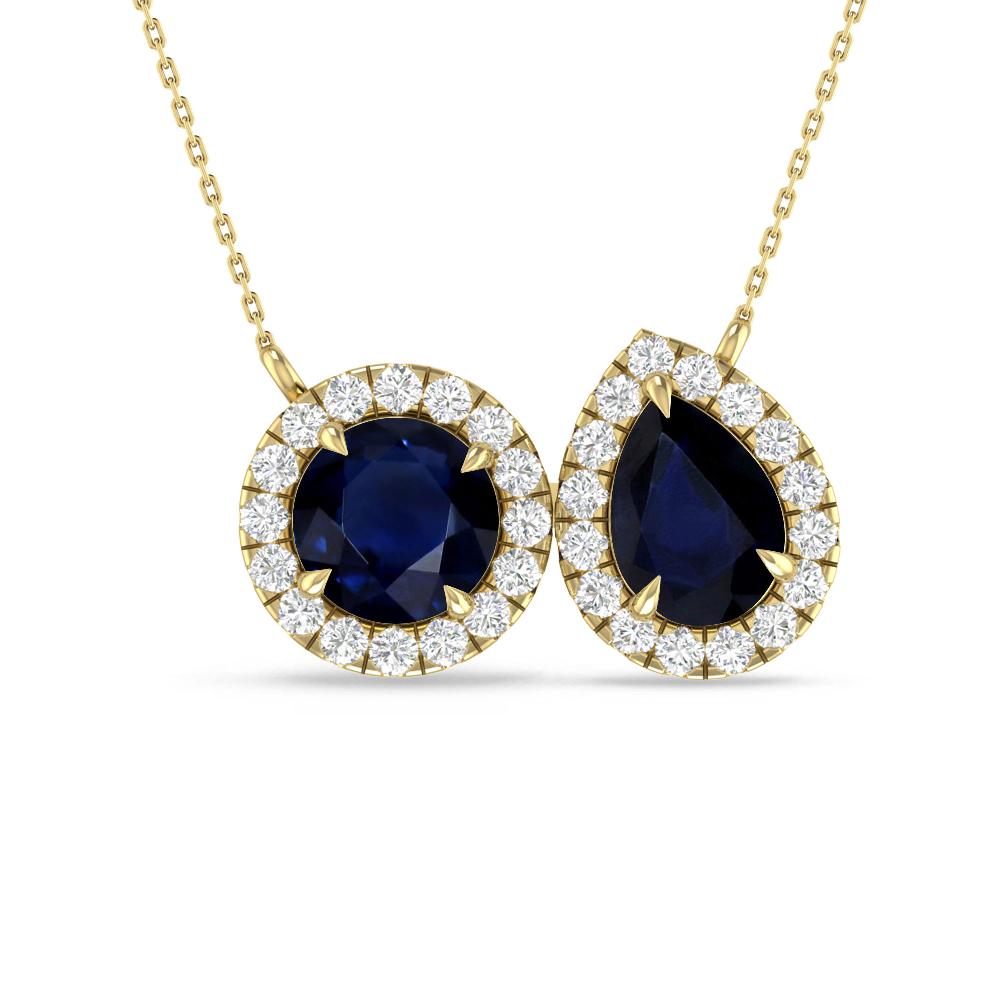 Yellow Gold - Sapphire