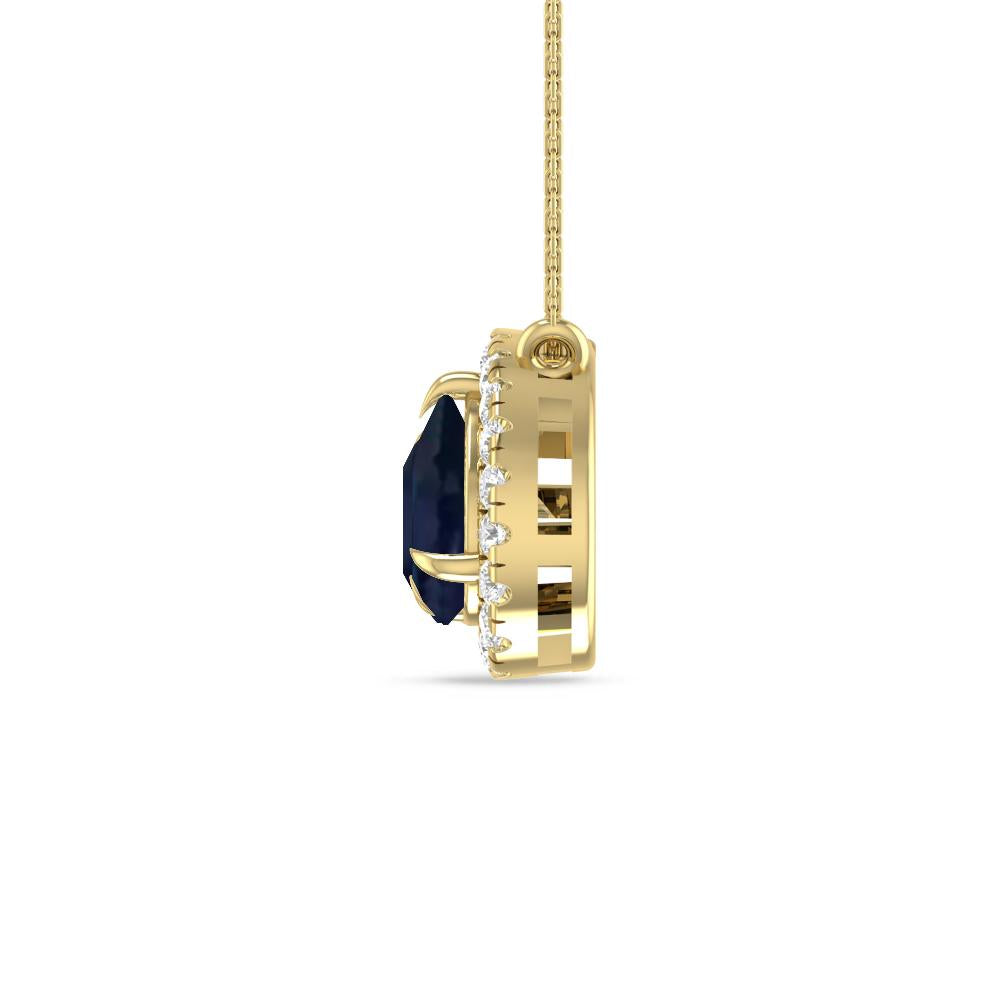 Yellow Gold - Sapphire