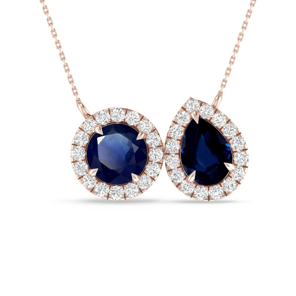 Rose Gold - Sapphire