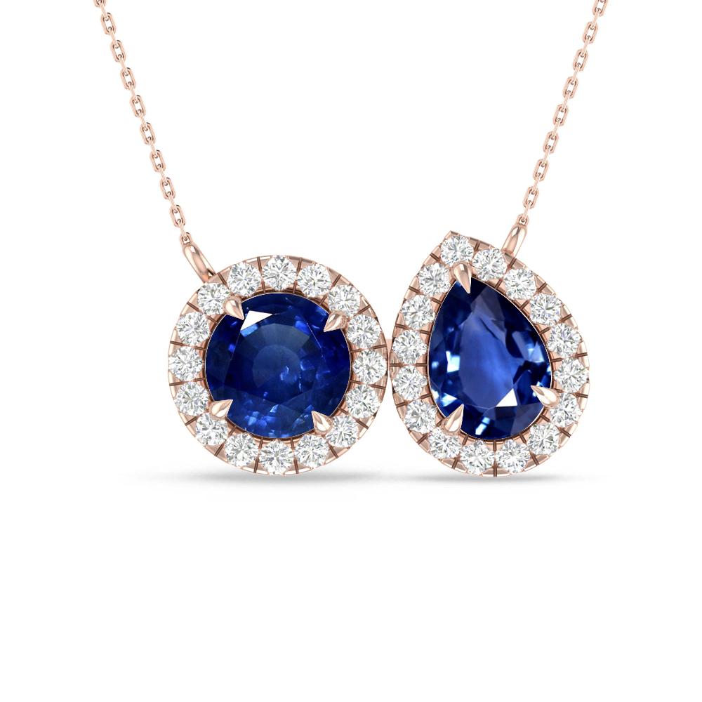 Rose Gold - Sapphire