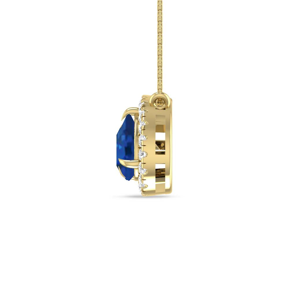 Yellow Gold - Sapphire