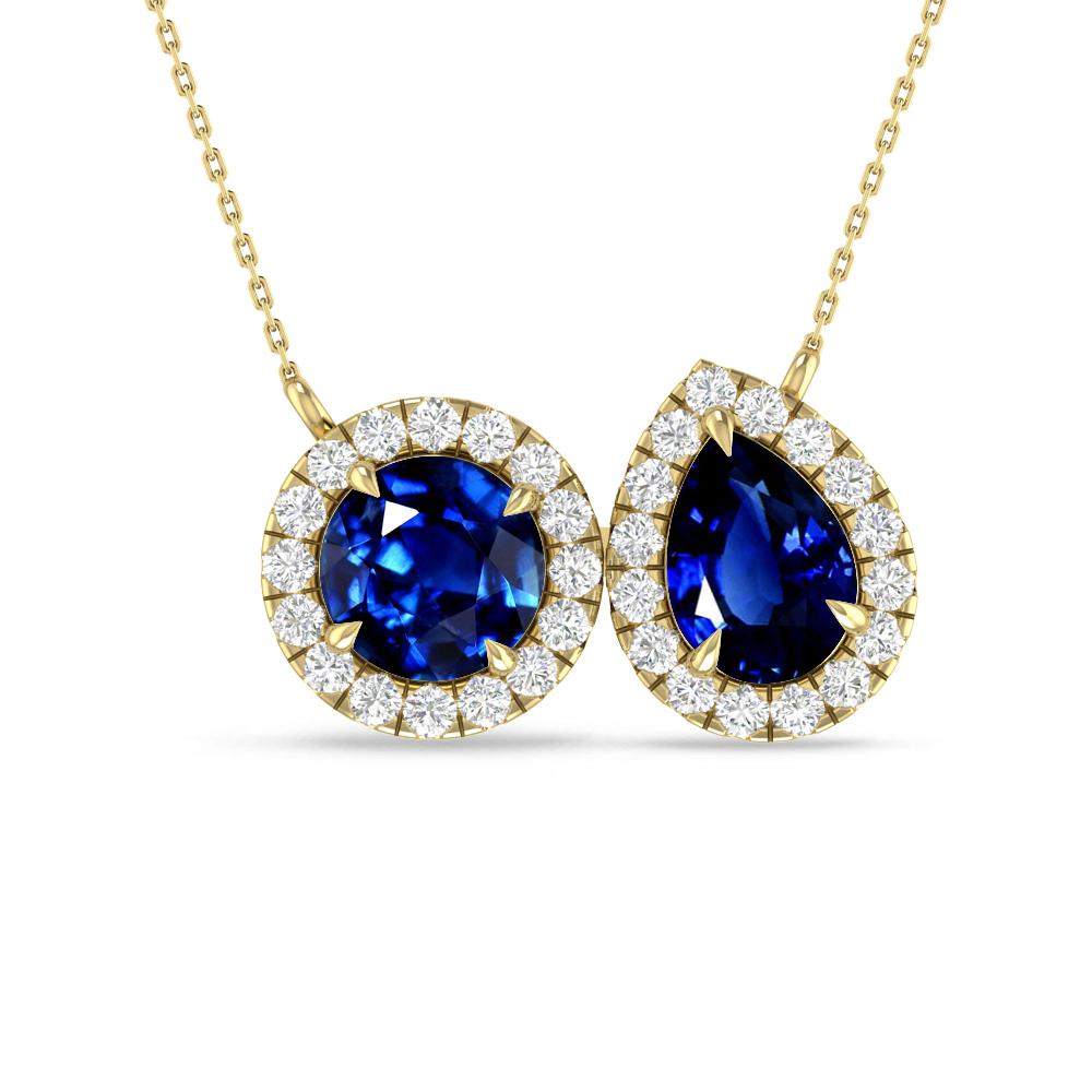 Yellow Gold - Sapphire