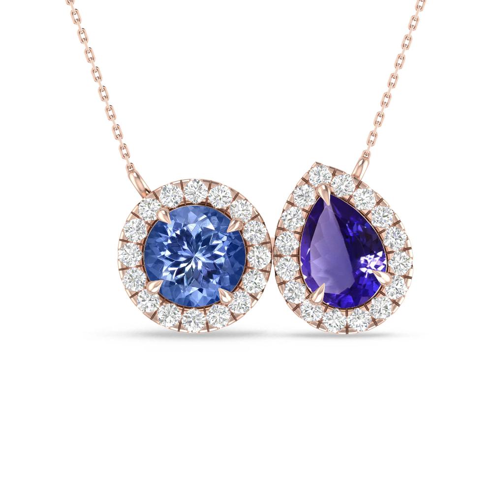Rose Gold - Tanzanite