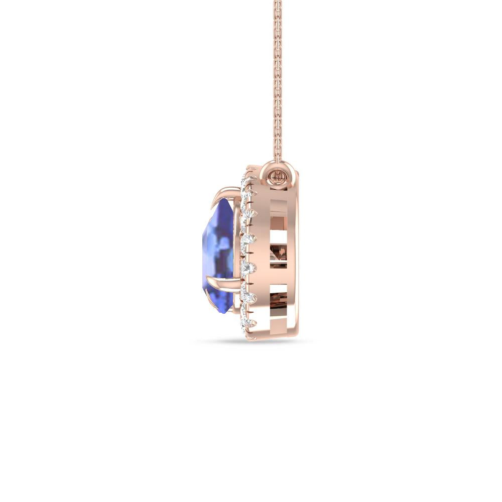 Rose Gold - Tanzanite
