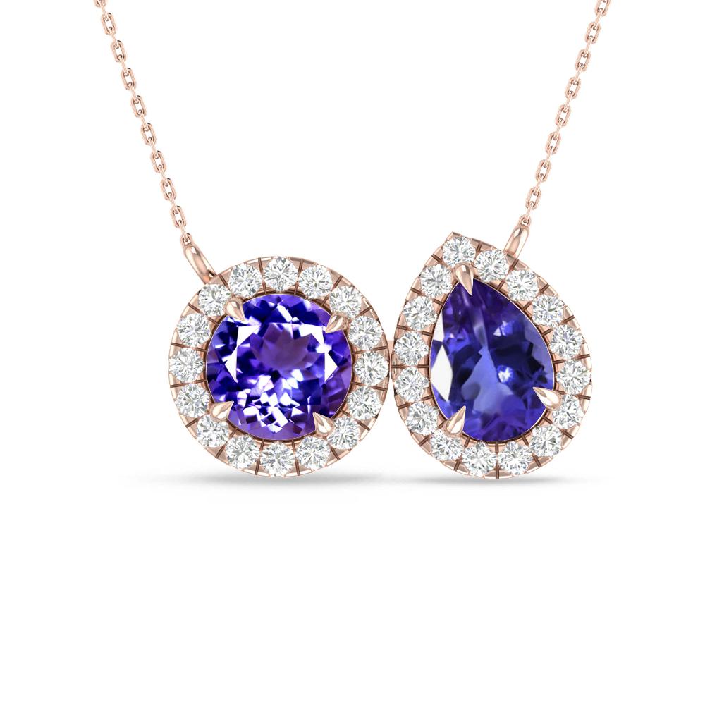 Rose Gold - Tanzanite