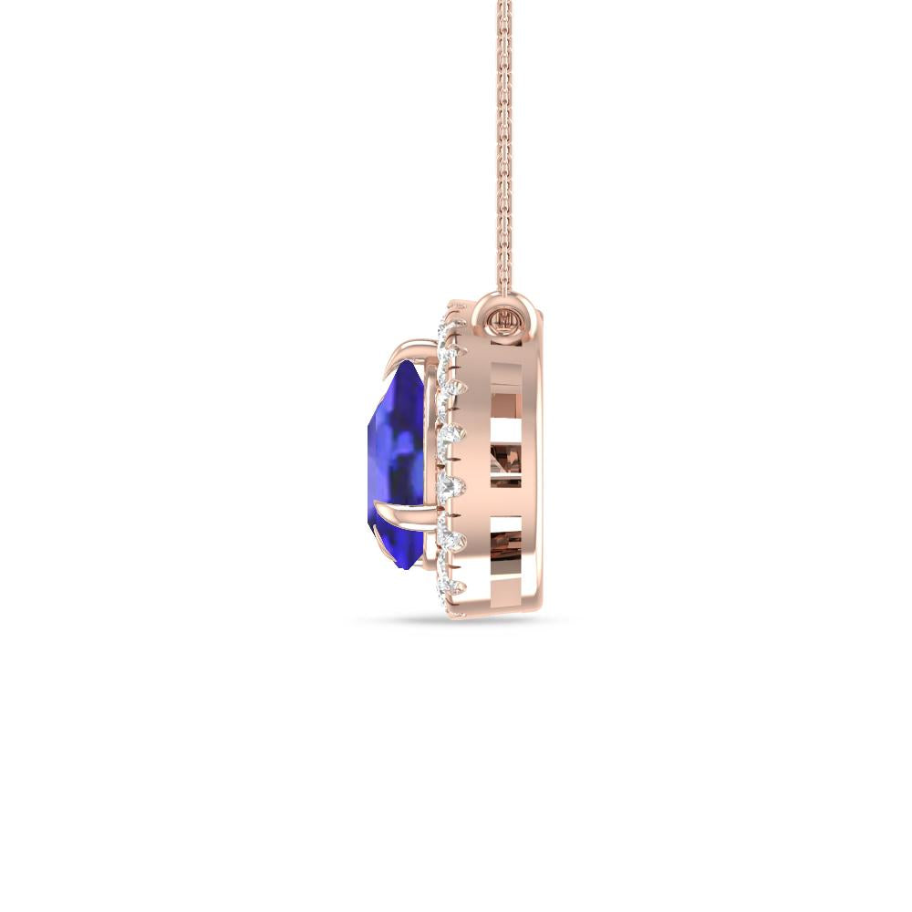 Rose Gold - Tanzanite
