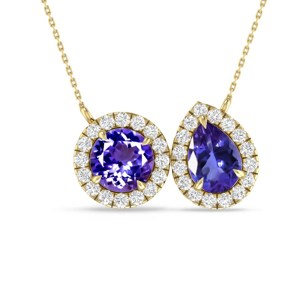 Yellow Gold - Tanzanite