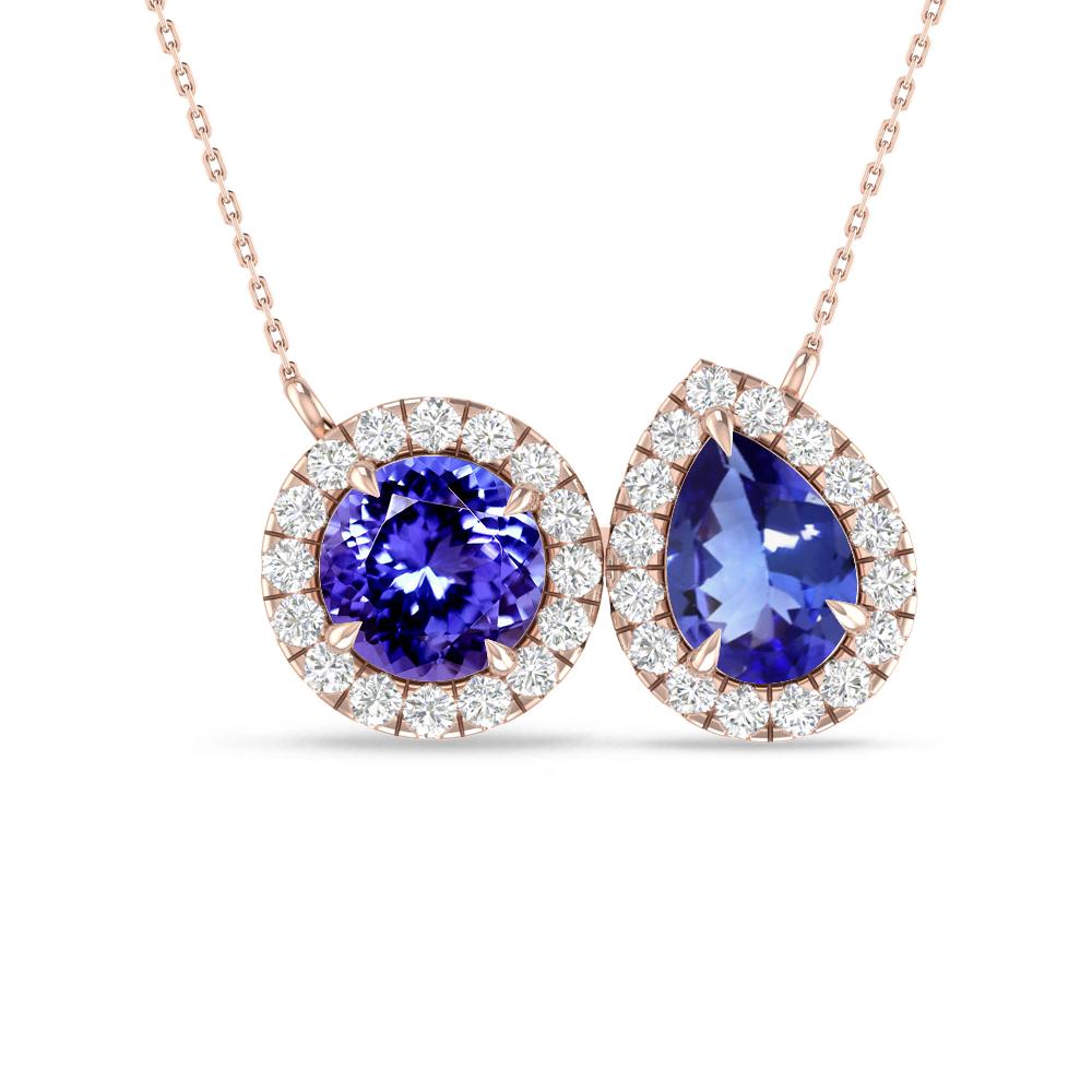 Rose Gold - Tanzanite