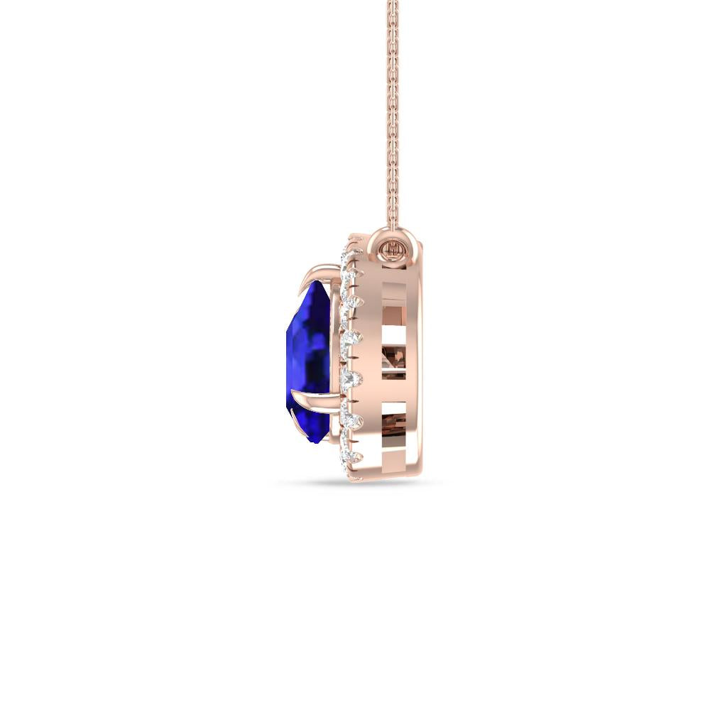 Rose Gold - Tanzanite