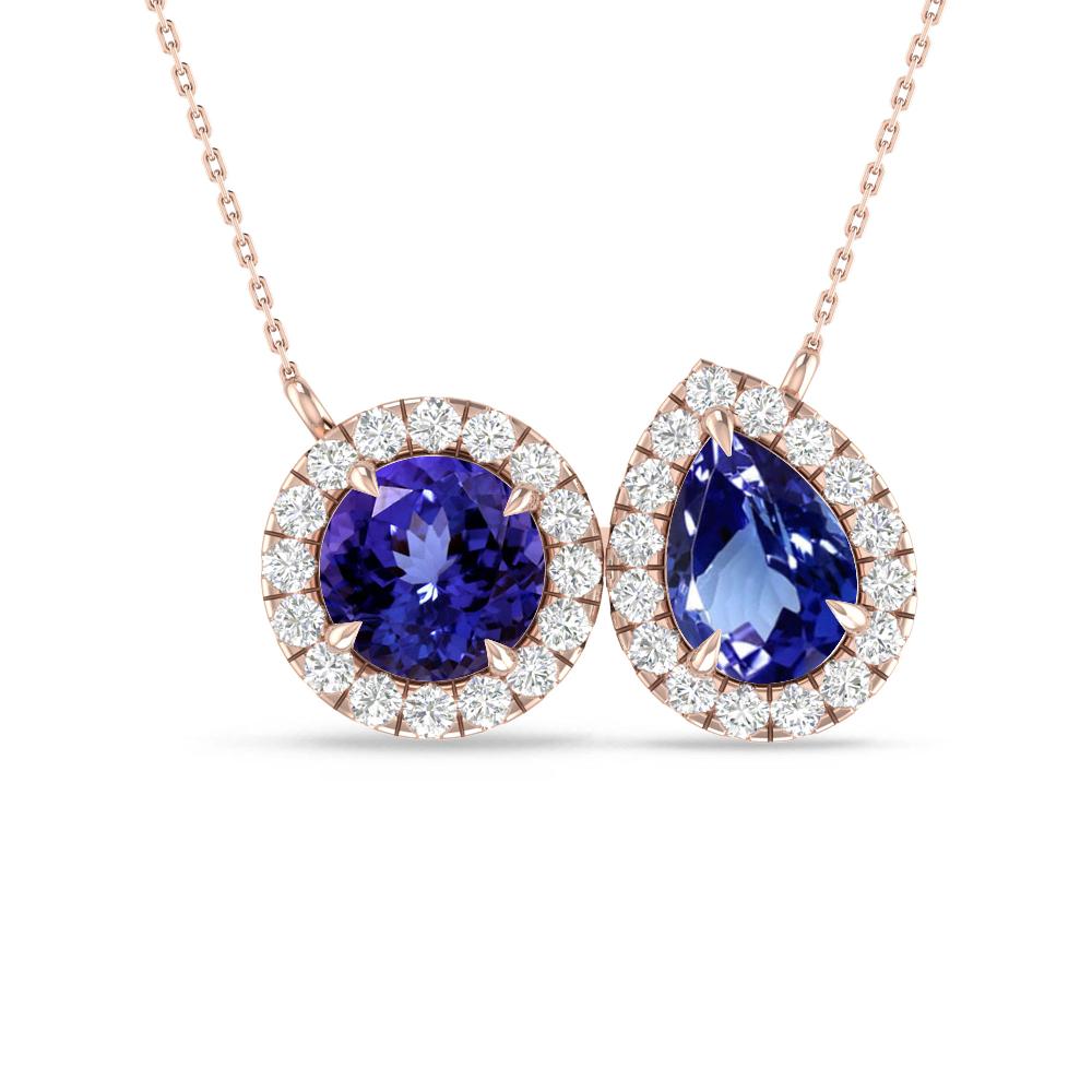 Rose Gold - Tanzanite