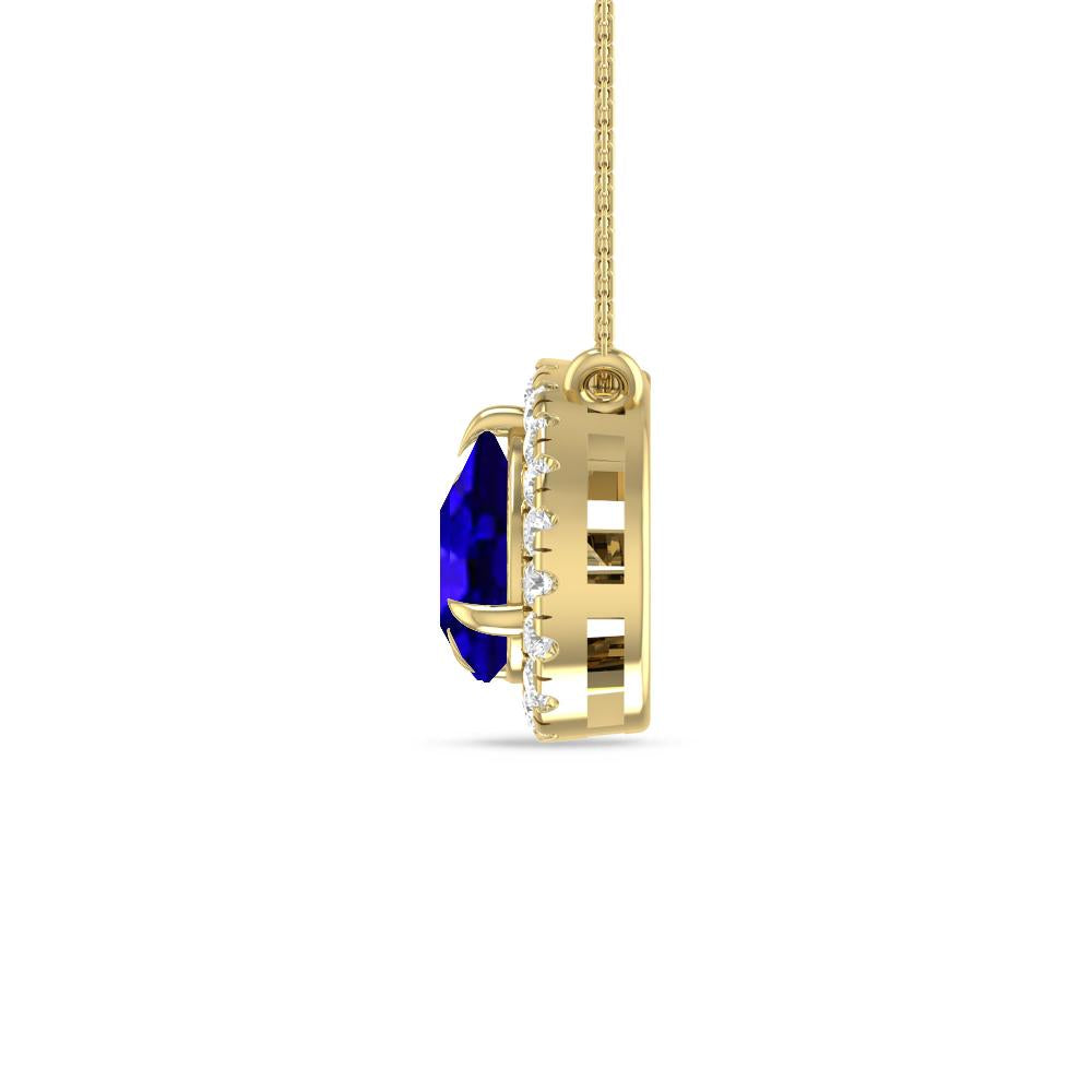 Yellow Gold - Tanzanite
