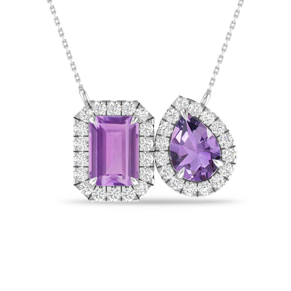 White Gold - Amethyst