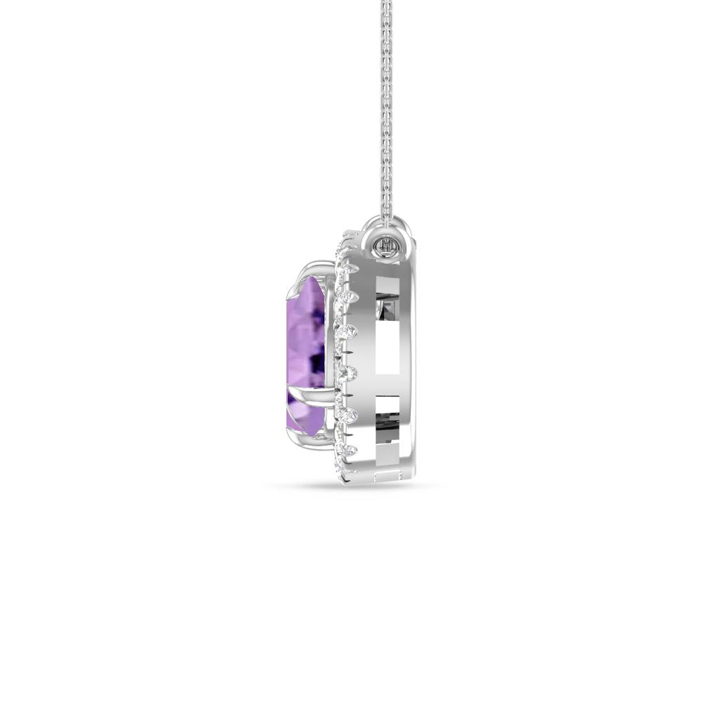 White Gold - Amethyst
