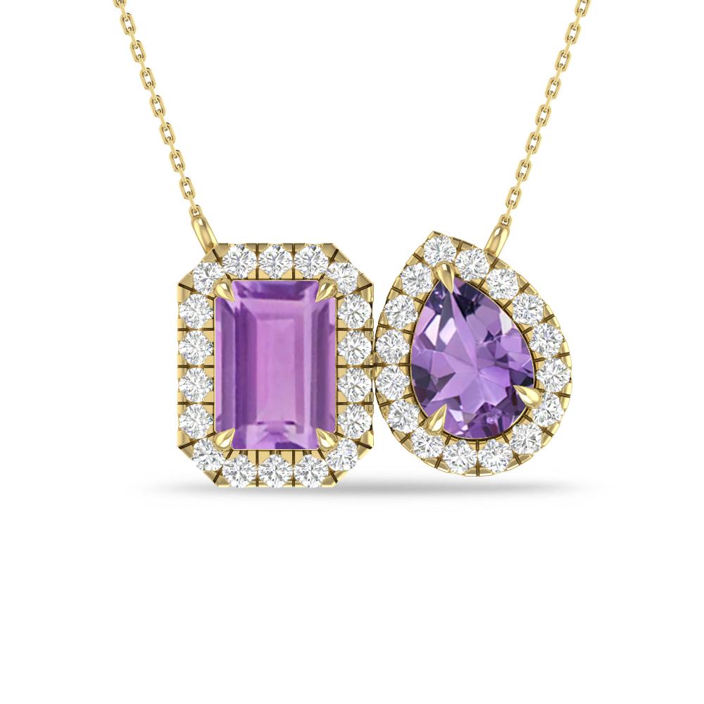 Yellow Gold - Amethyst