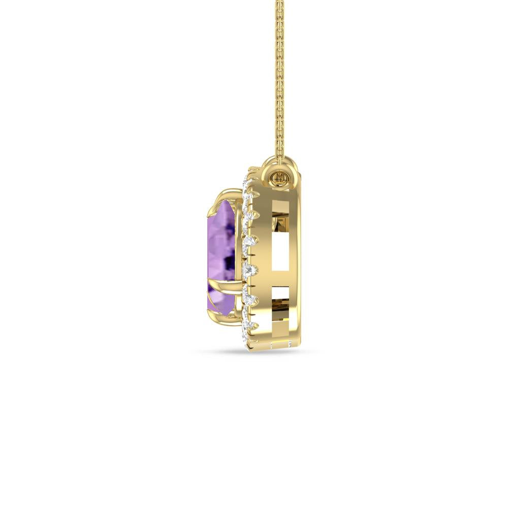 Yellow Gold - Amethyst