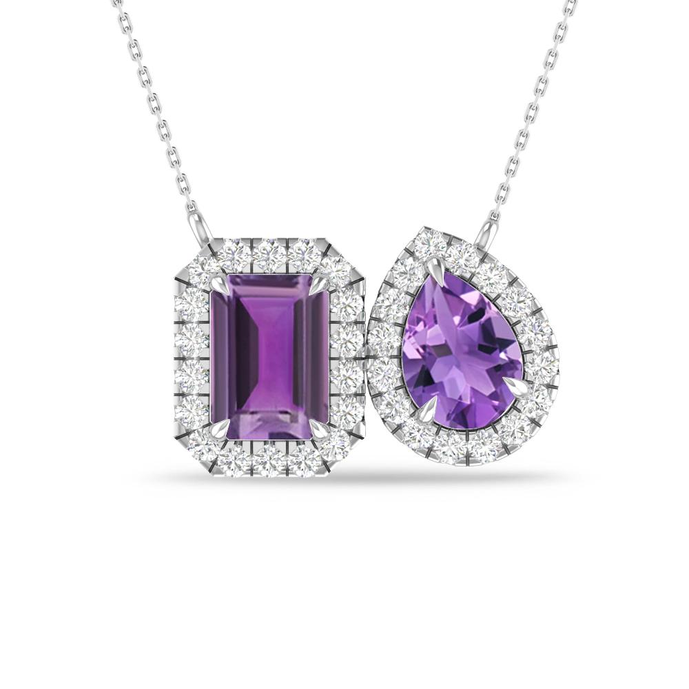 White Gold - Amethyst