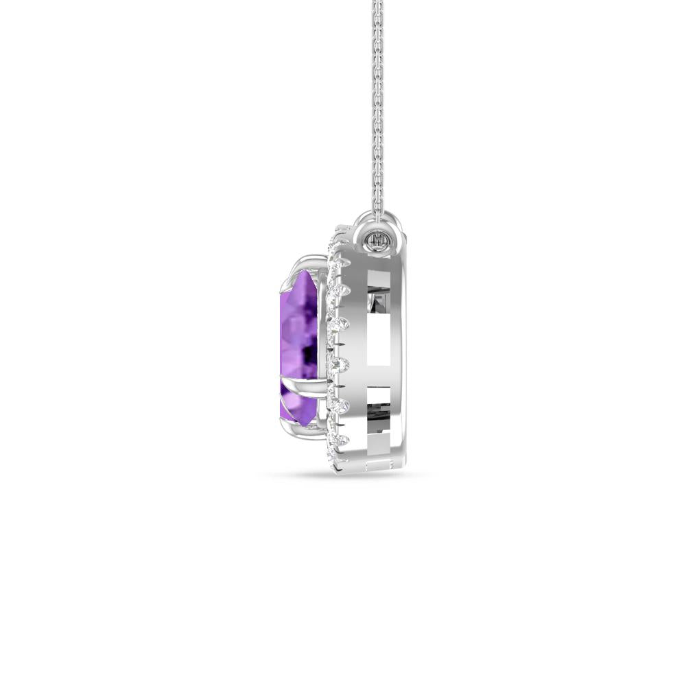 White Gold - Amethyst